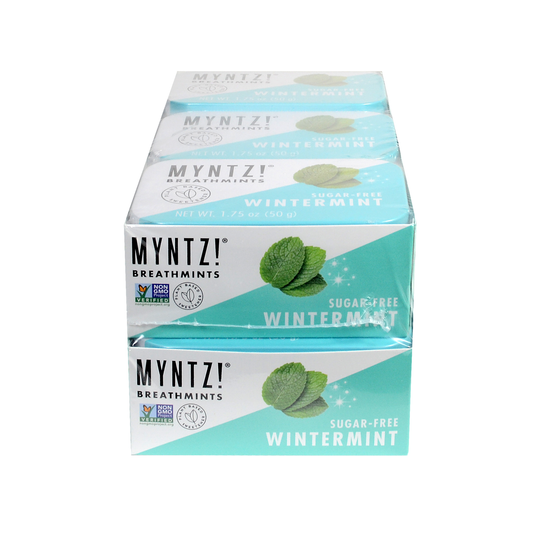 MYNTZ! Sugar Free Breathmints, Wintermint, 1.75 oz, 12 ct