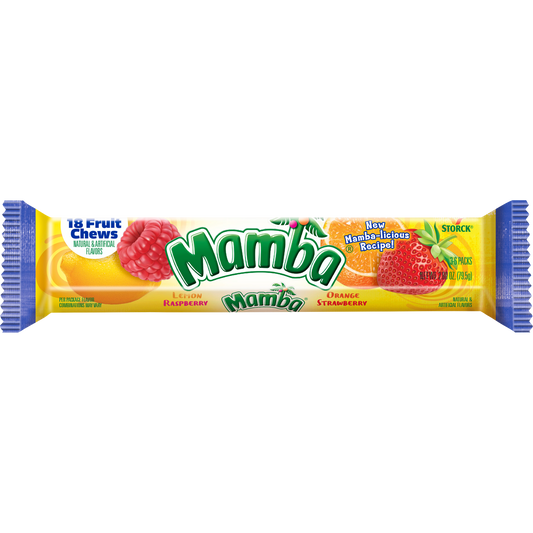 Mamba Fruit Chews, Variety Pack, 2.8 oz, 24 ct