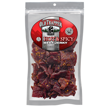 Old Trapper Beef Jerky, Hot & Spicy, 10 oz