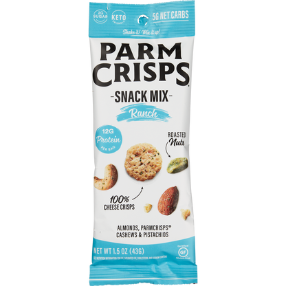 ParmCrisps Snack Mix, Ranch, 1.5 oz, 12 ct