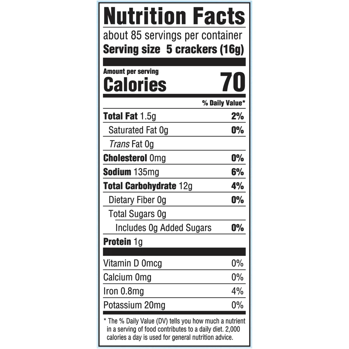 Premium Saltine Crackers, Original, 12 packs, 48 oz