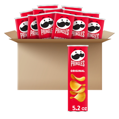 Pringles Potato Crisps, Original, 5.2 oz, 14 ct