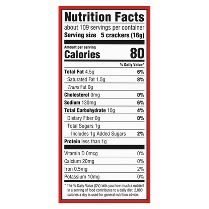 RITZ Crackers, Original, 61.6 oz