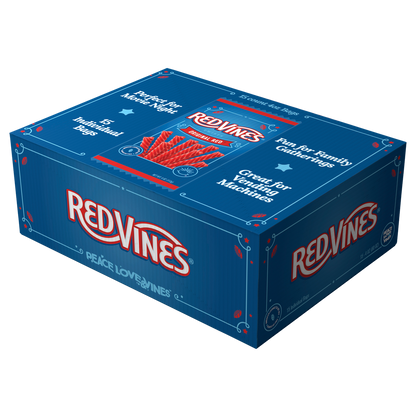 Red Vines Twists, Original Red Licorice Candy, 4 oz, 15 ct