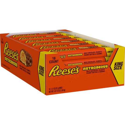 Reese's Nutrageous, King Size, 3.1 oz, 18 ct