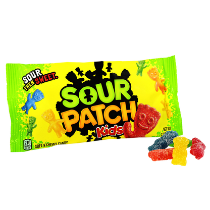 SOUR PATCH KIDS Soft & Chewy Candy, 2 oz, 24 ct