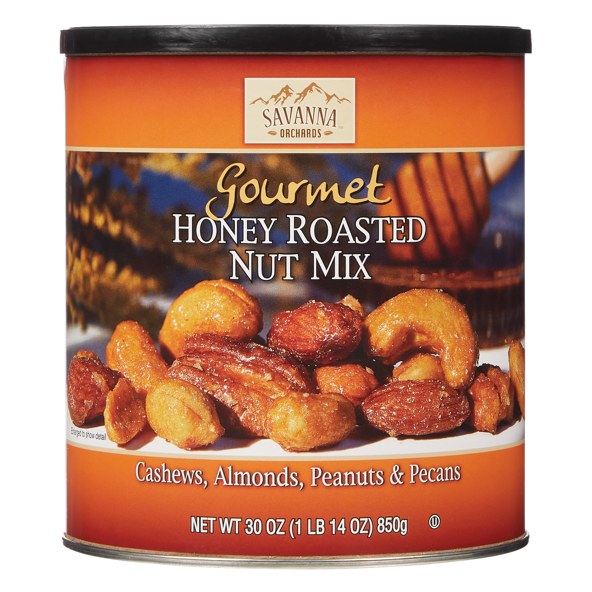 Savanna Orchards Gourmet Honey Roasted Nut Mix, 30 oz