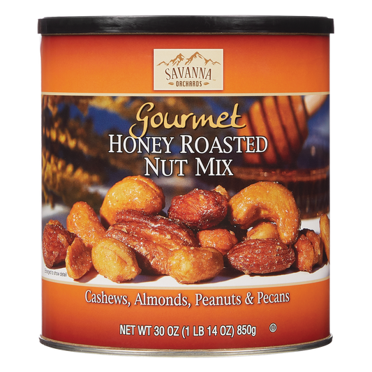 Savanna Orchards Gourmet Honey Roasted Nut Mix, 30 oz