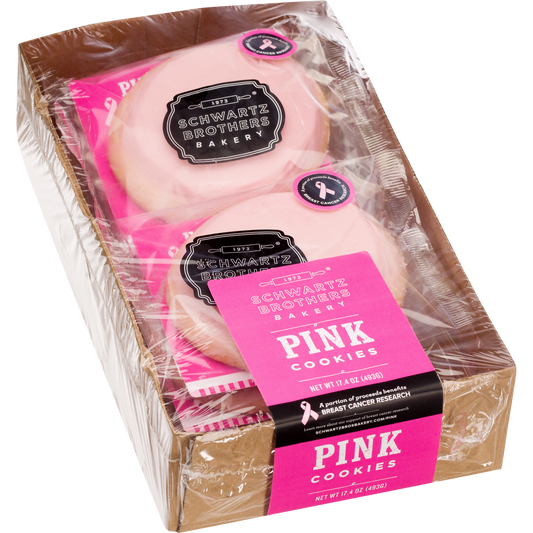 Schwartz Brother's Bakery Pink Sugar Cookie, 3.5 oz, 6 ct