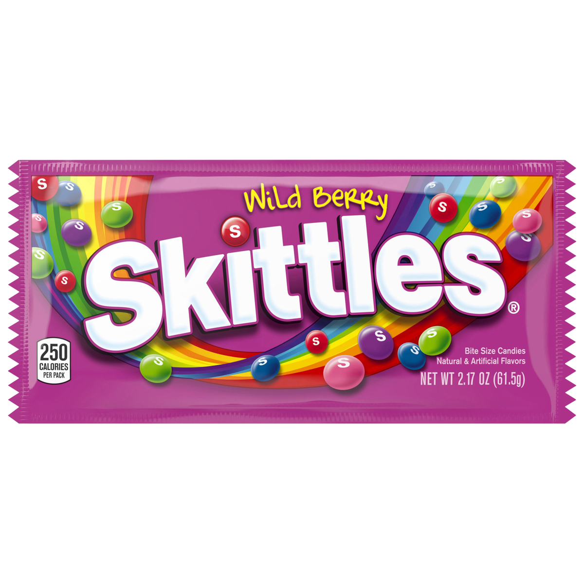 Skittles Wild Berry Full Size Chewy Candy, 2.17 oz, 36 ct