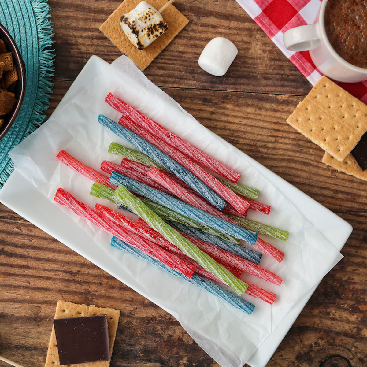 Sour Punch Twists, 6 Individually Wrapped Candy, Assorted Flavors, 180 ct