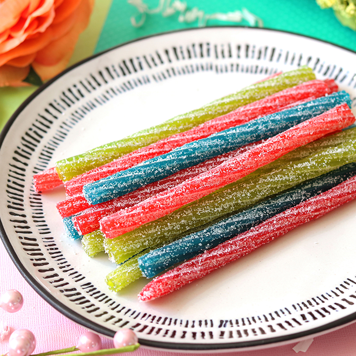 Sour Punch Twists, 6 Individually Wrapped Candy, Assorted Flavors, 180 ct