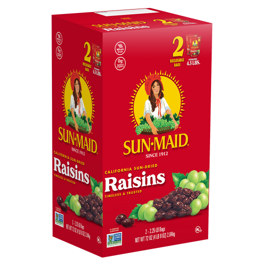 Sun-Maid Raisins, 2.25 lbs, 2 ct
