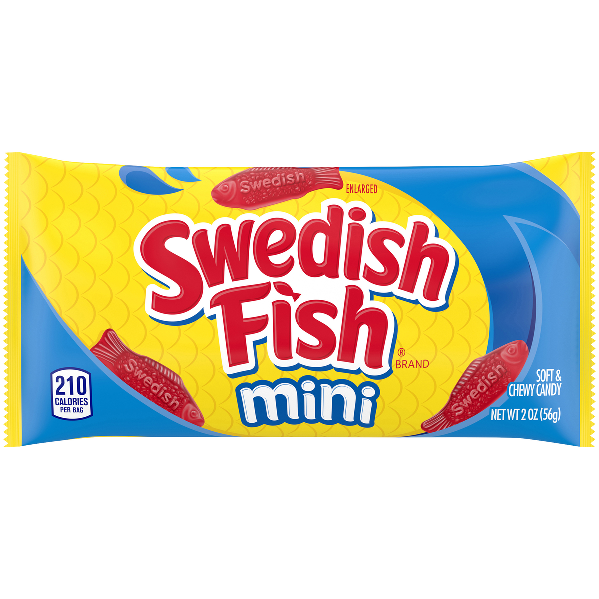 Swedish Fish Mini Soft and Chewy Candy, 2 oz, 24 ct