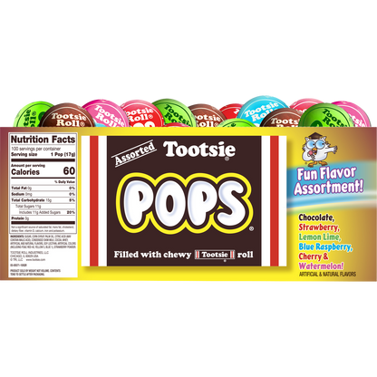 Tootsie Pops, Variety Pack, 100 ct