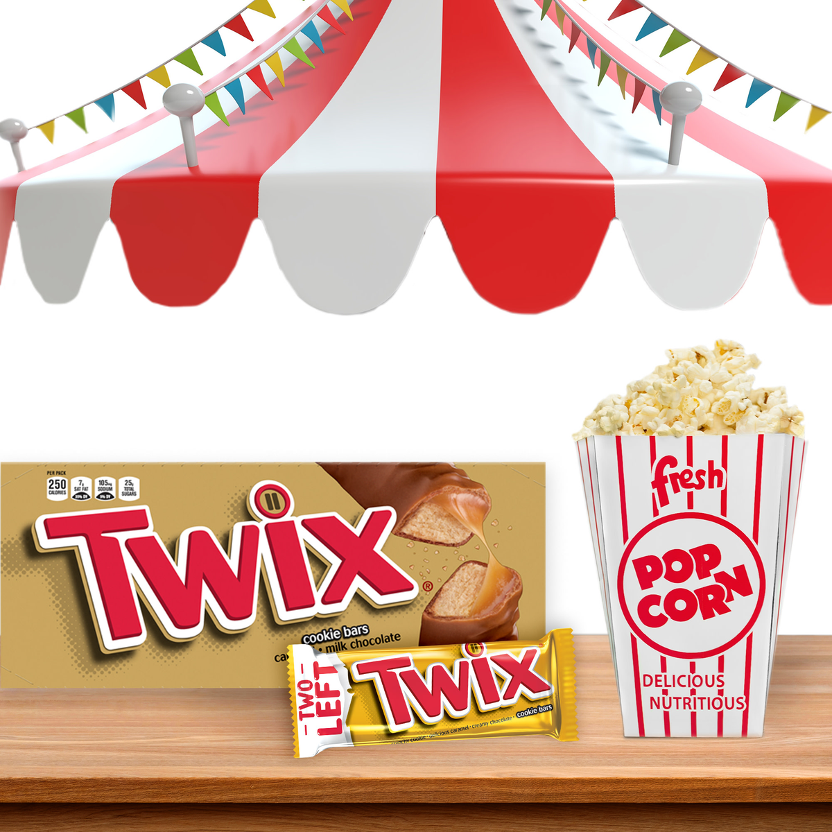 Twix Caramel Cookie Chocolate Candy Bar, Full Size, 1.79 oz, 36 ct