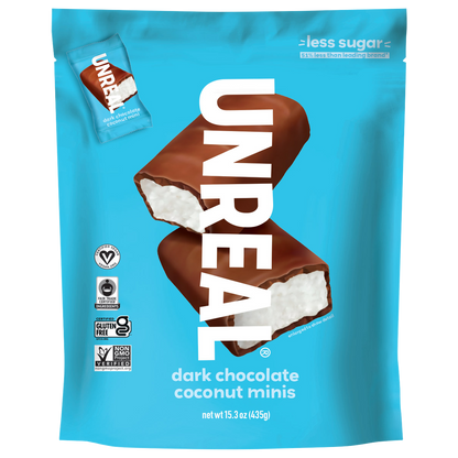 UNREAL Dark Chocolate Coconut Minis, 15.3 oz