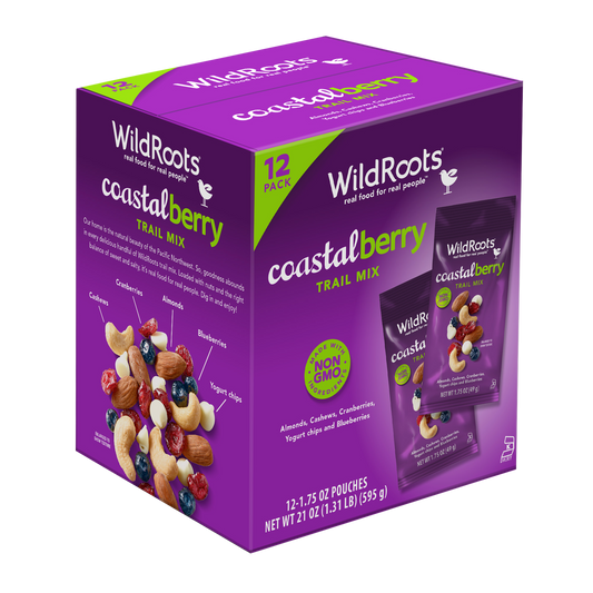 WildRoots Trail Mix, Coastal Berry Blend, 1.75 oz, 12 ct