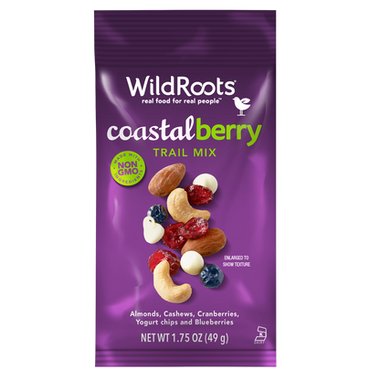 WildRoots Trail Mix, Coastal Berry Blend, 1.75 oz, 12 ct