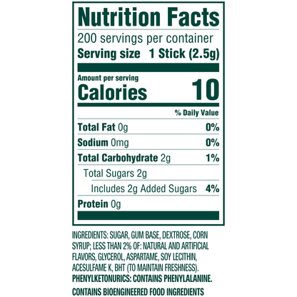 Wrigley's Doublemint Chewing Gum, Pre-priced, Original, 5 sticks, 40 ct