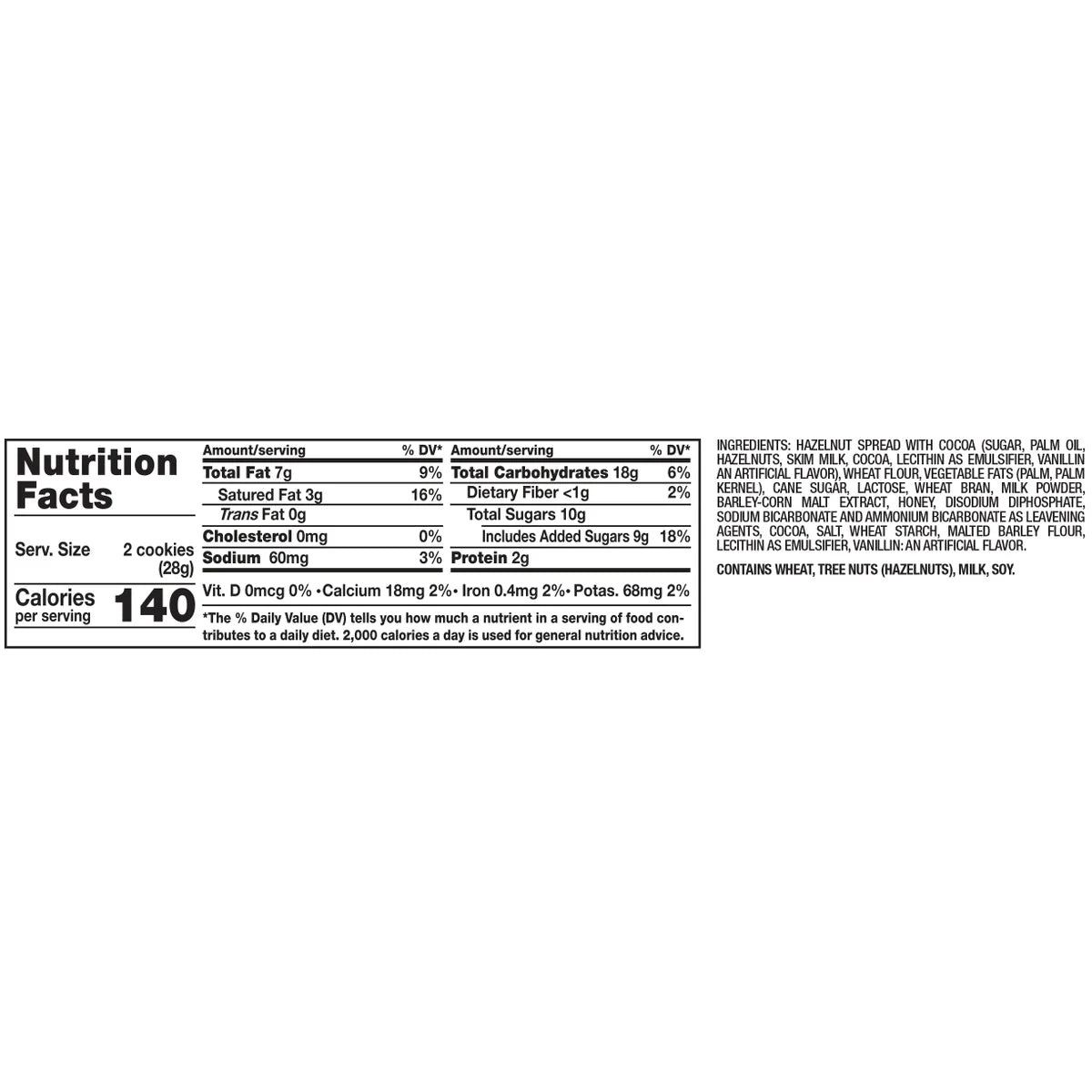 Nutella Biscuits, 9.7 oz, 4 ct