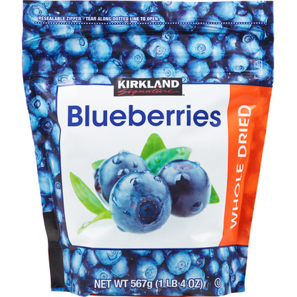 Kirkland Signature Whole Dried Blueberries, 20 oz