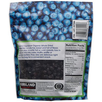 Kirkland Signature Whole Dried Blueberries, 20 oz