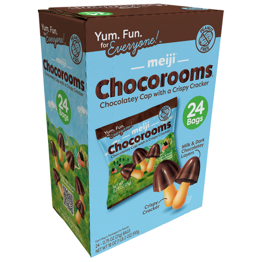 Meiji Chocorooms, 0.75 oz, 24 ct