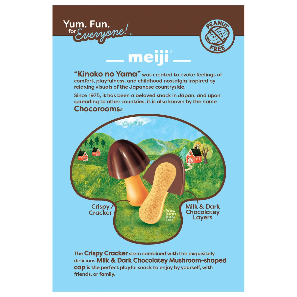 Meiji Chocorooms, 0.75 oz, 24 ct