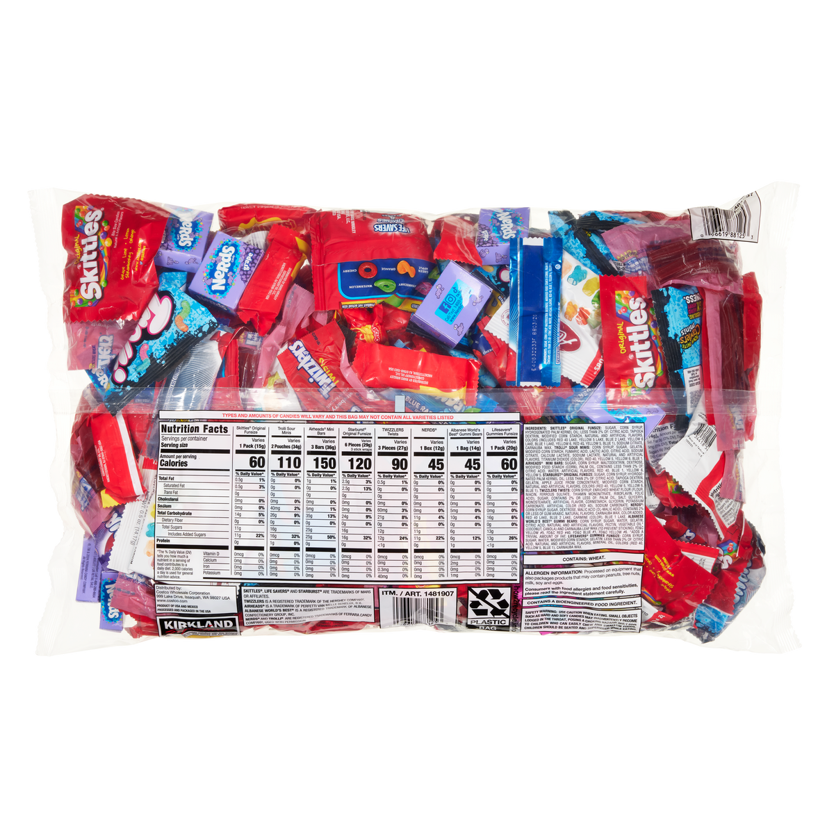 Kirkland Signature Funhouse Treats, Variety Pack, 92 oz