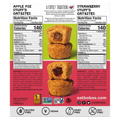 Bobo's Oat Bites, Variety Pack, 1.3 oz, 24 ct