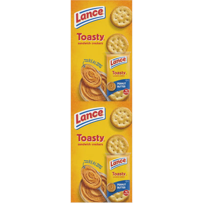 Lance Toasty Crackers, Peanut Butter, 1.25 oz, 40 ct
