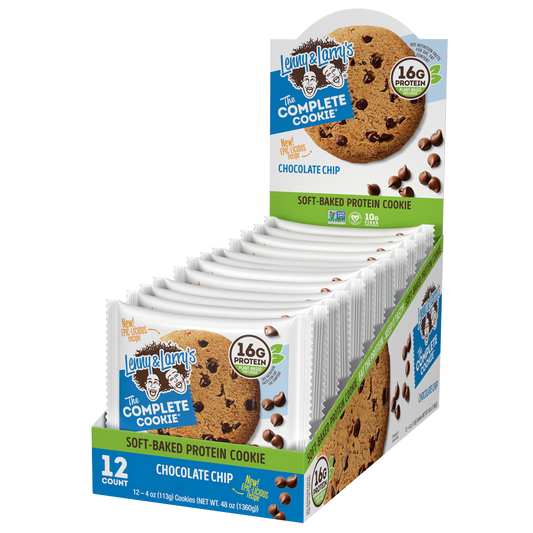Lenny & Larry's The Complete Cookie, Chocolate Chip, 4 oz, 12 ct