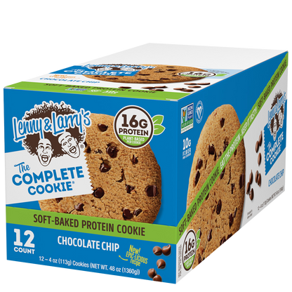 Lenny & Larry's The Complete Cookie, Chocolate Chip, 4 oz, 12 ct