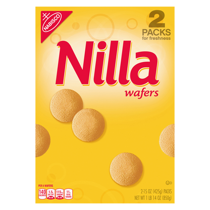 NILLA Wafers Cookies, Vanilla, 15 oz, 2 ct