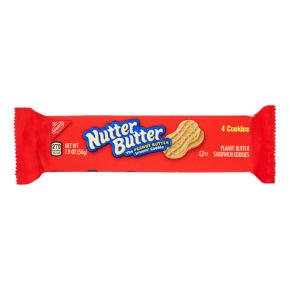 Nutter Butter Cookies, 1.9 oz, 24 ct