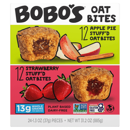 Bobo's Oat Bites, Variety Pack, 1.3 oz, 24 ct
