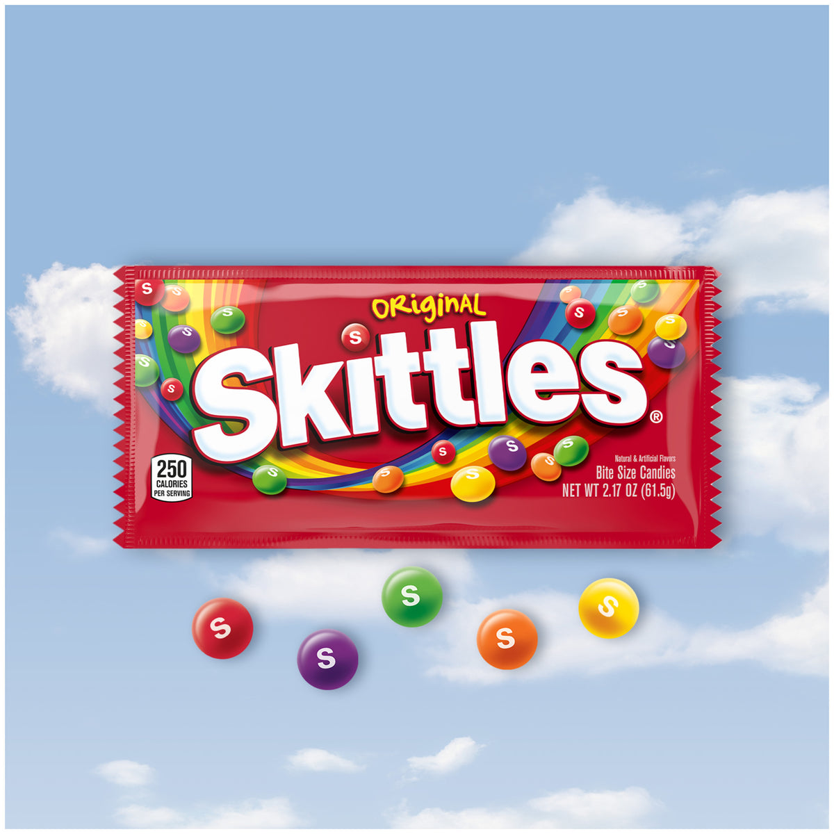 Skittles Original Chewy Candy, Full Size, 2.17 oz, 36 ct