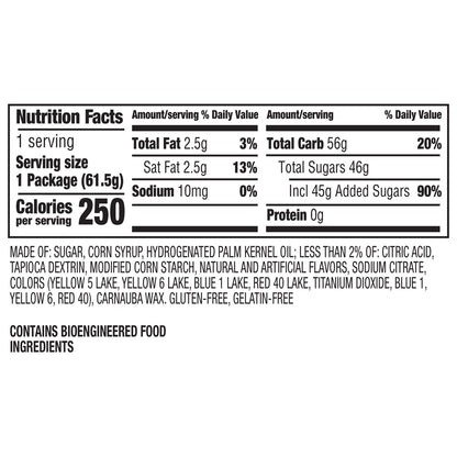 Skittles Tropical Full Size Chewy Candy, 2.17 oz, 36 ct